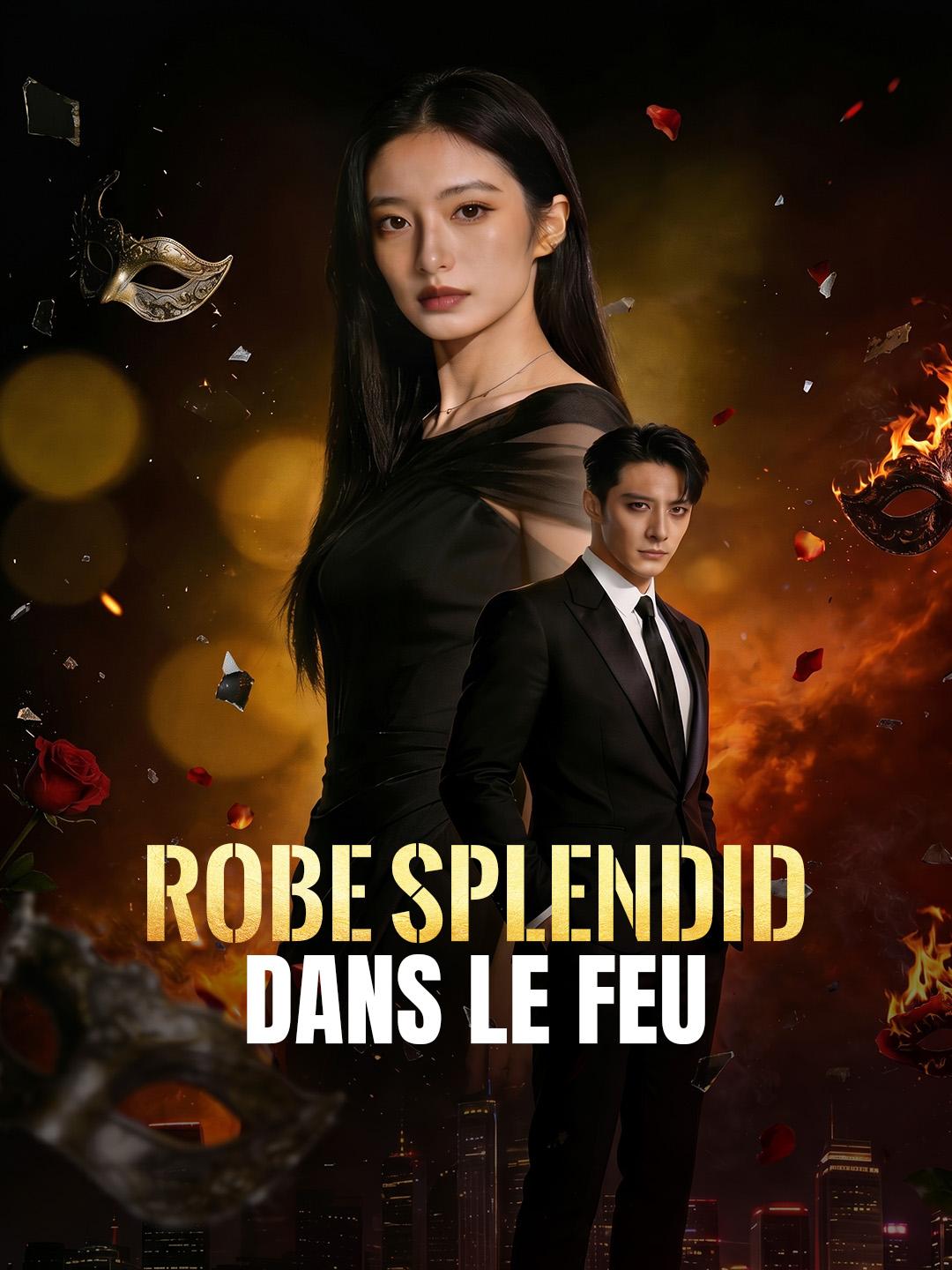 ROBE SPLENDIDE DANS LE FEU