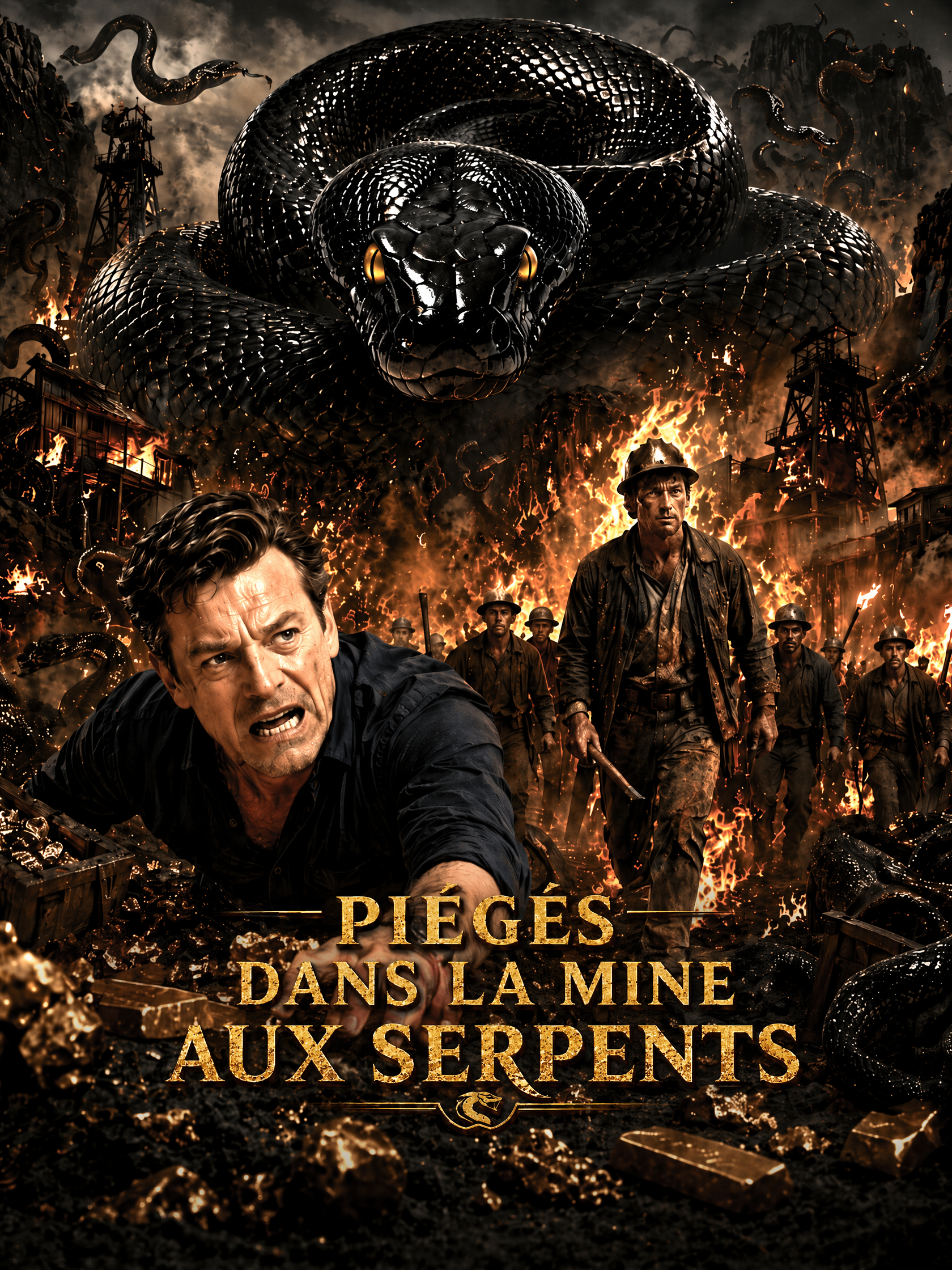PIÉGÉS DANS LA MINE AUX SERPENTS